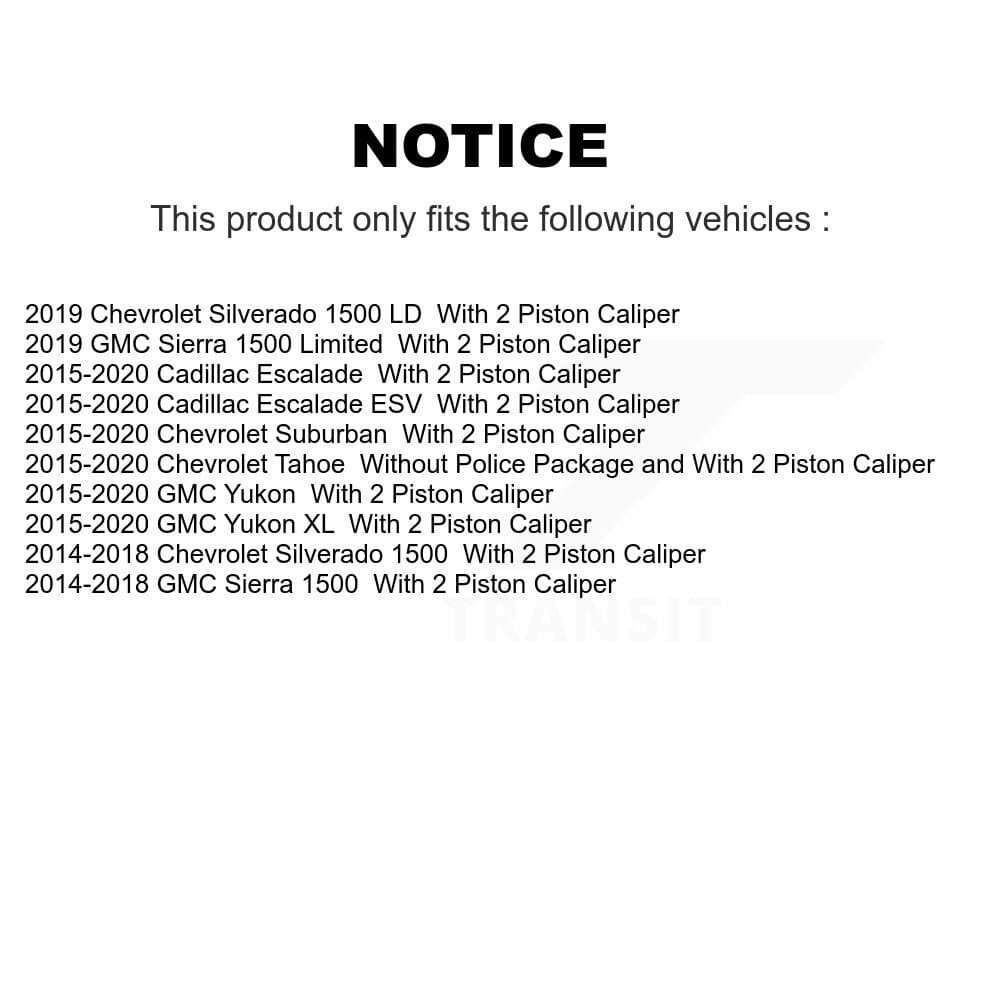 Transit Auto - KNN-100728 - Front and Rear Disc Brake Pad Kits image 14