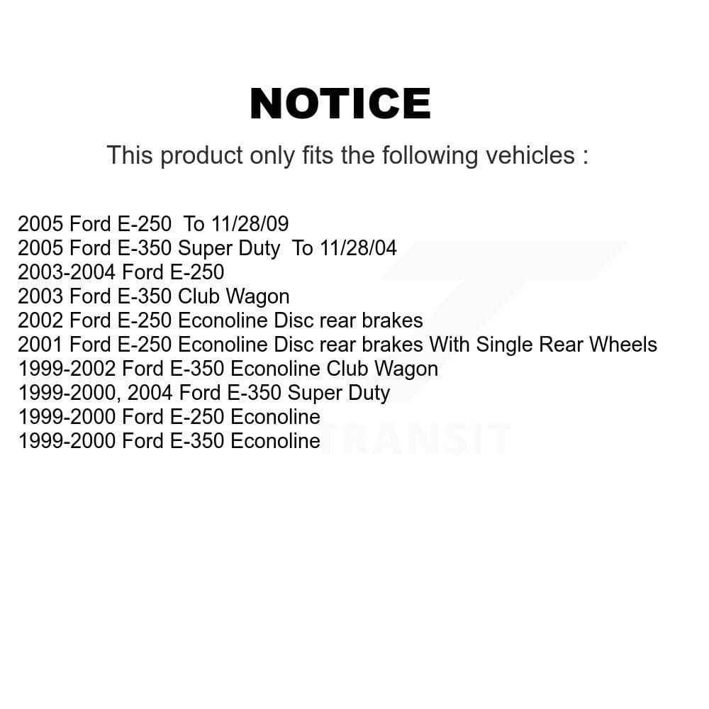 Transit Auto - KNN-100862 - Front and Rear Disc Brake Pad Kits image 14