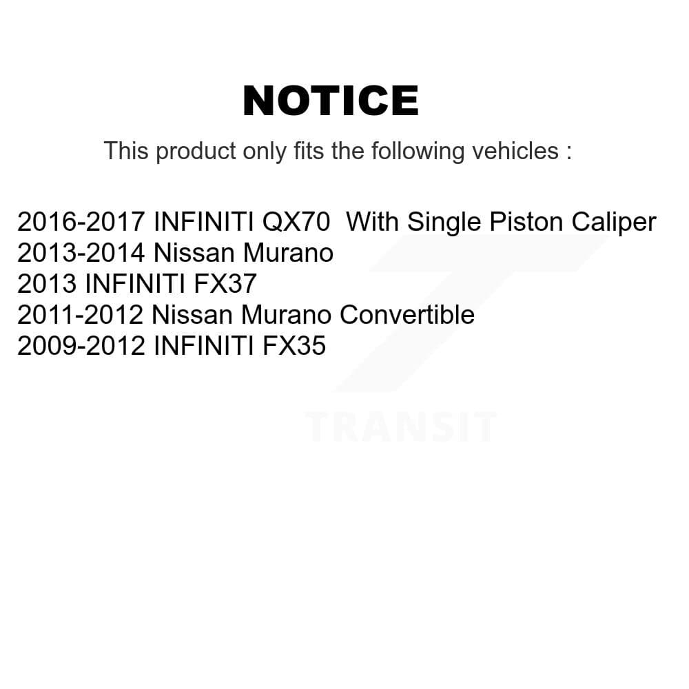 Transit Auto - KNN-101235 - Front and Rear Disc Brake Pad Kits image 14