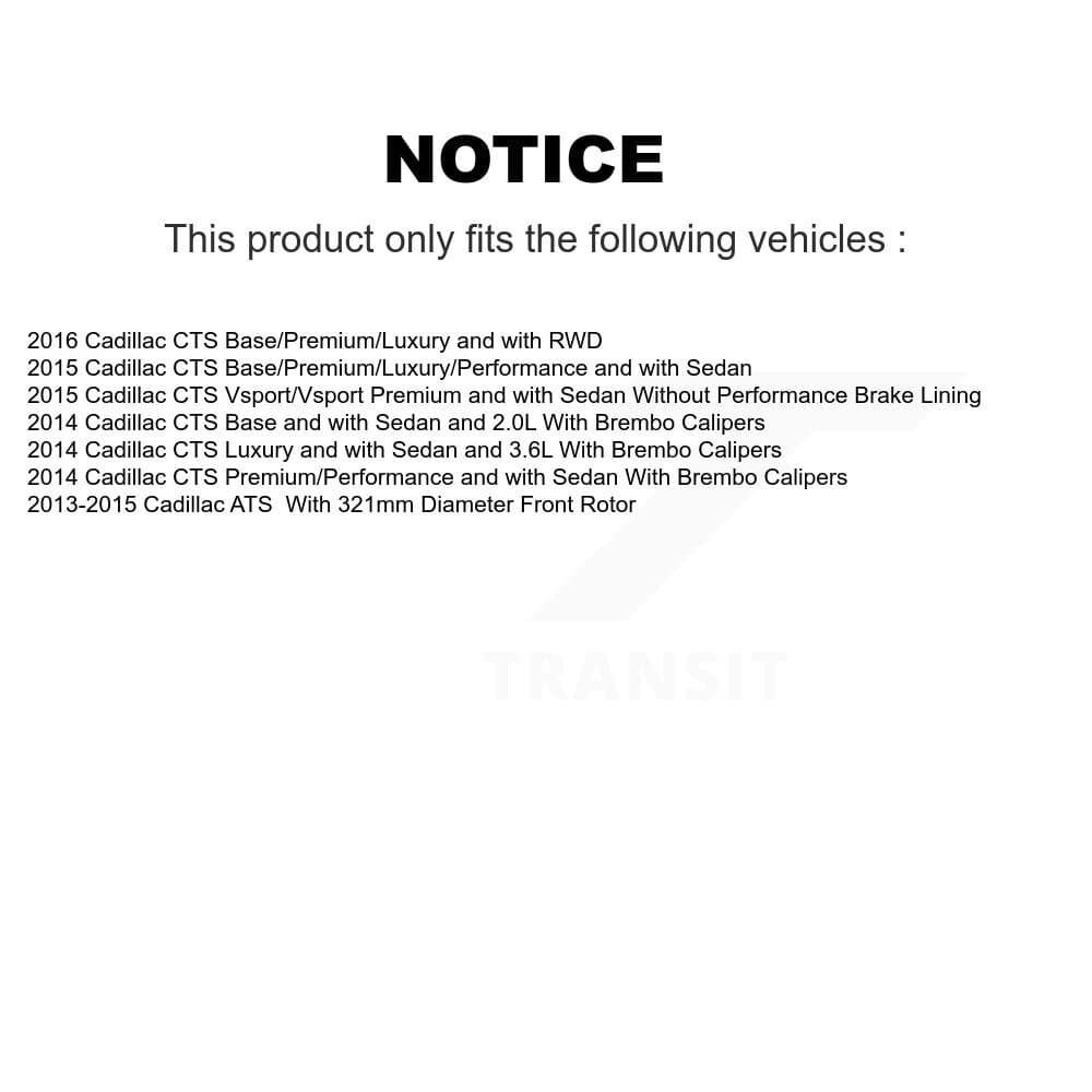 Transit Auto - KNN-101484 - Front and Rear Disc Brake Pad Kits image 14