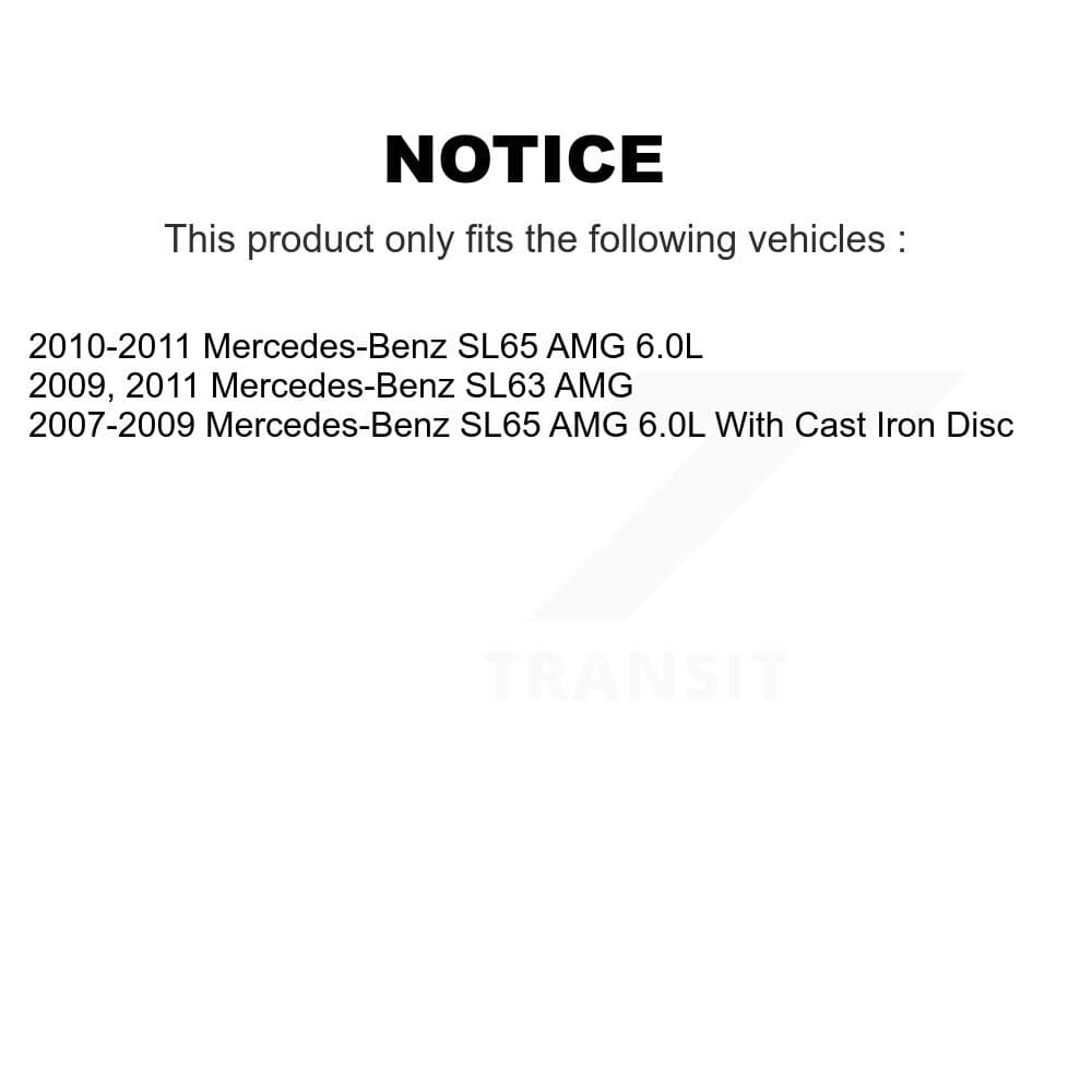 AmeriBRAKES - KNW-100279 - Front and Rear Disc Brake Pad Kits image 8