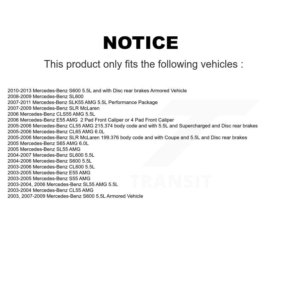 AmeriBRAKES - KNW-100911 - Rear Disc Brake Pad Kits image 8