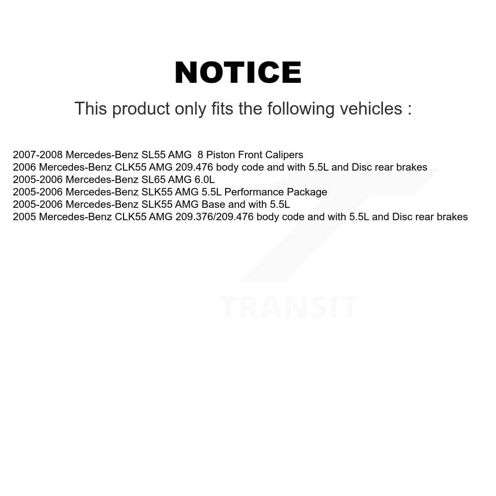 AmeriBRAKES - KNW-101106 - Rear Disc Brake Pad Kits image 8
