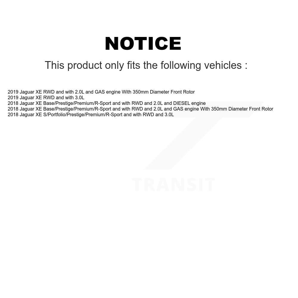 Positive Plus - KPW-100257 - Front and Rear Disc Brake Pad Kits image 8