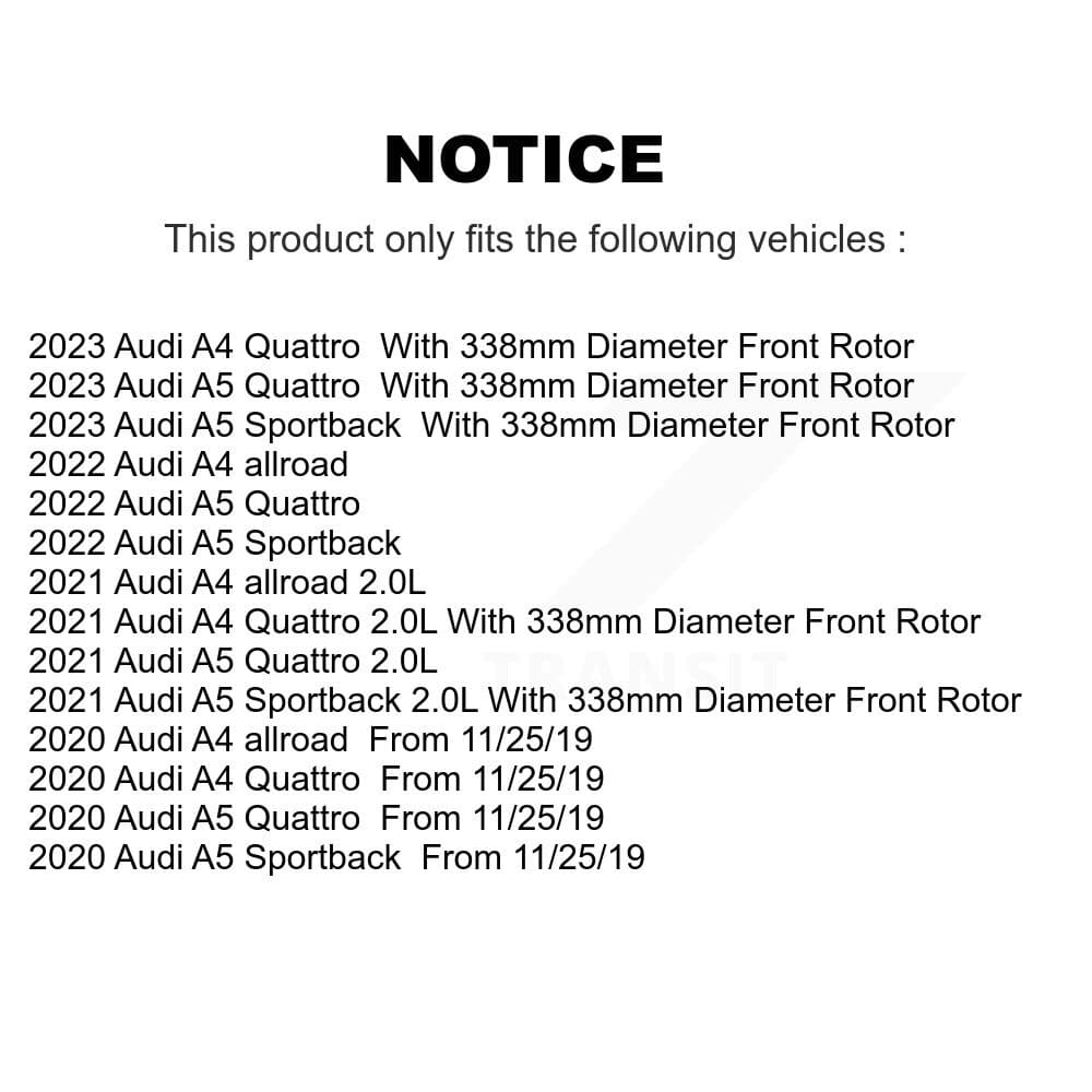 Positive Plus - KPW-101503 - Front and Rear Disc Brake Pad Kits image 8
