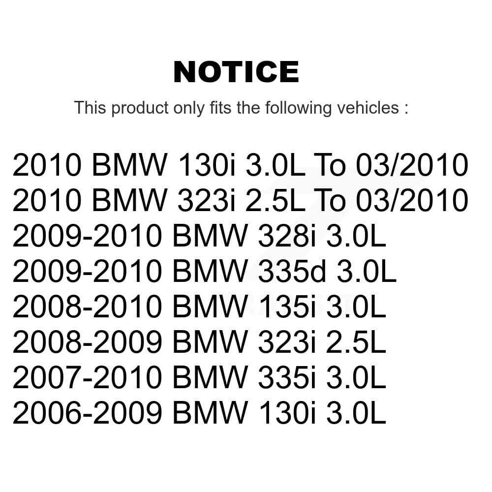 Mpulse - KSE-100142 - Front and Rear Disc Brake Pad Wear Sensor Kits image 2