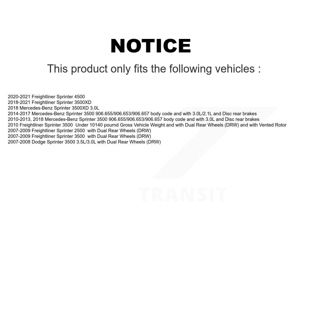 Mpulse - KSE-100163 - Front and Rear Disc Brake Pad Wear Sensor Kits image 2