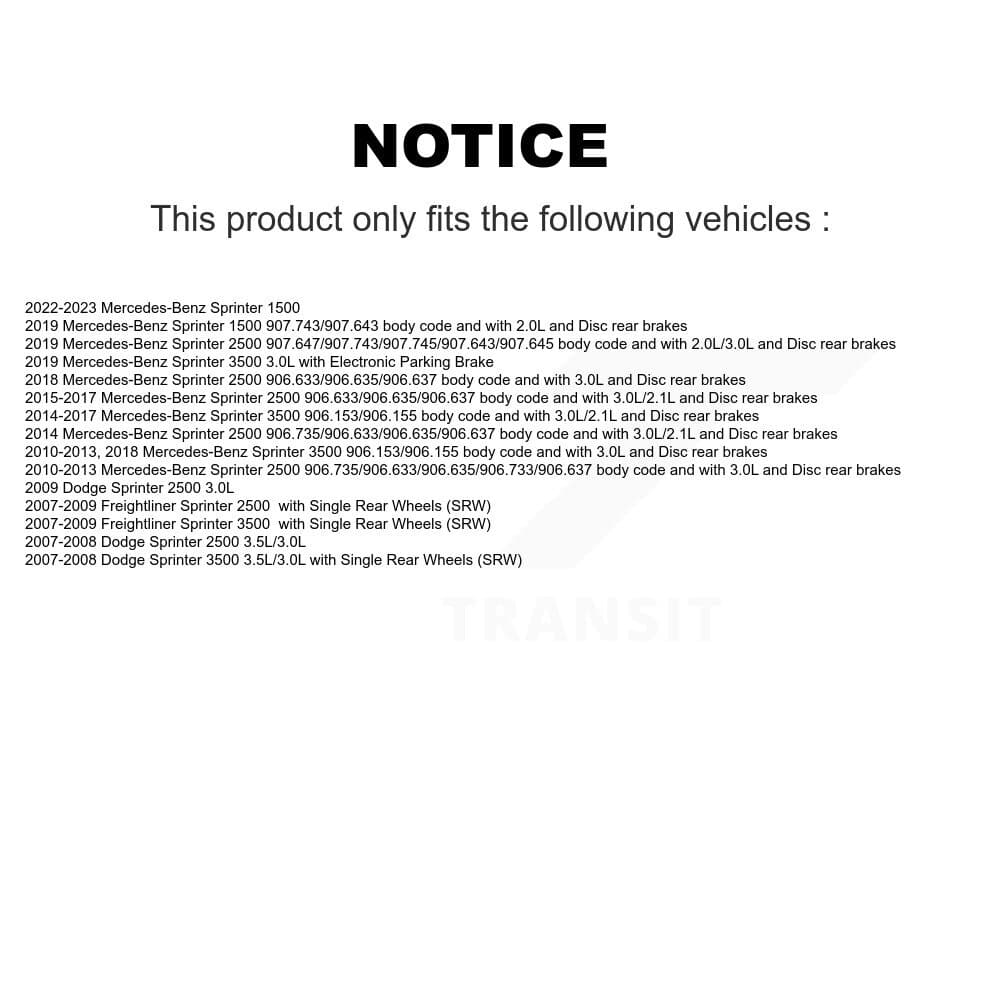 Mpulse - KSE-100164 - Front and Rear Disc Brake Pad Wear Sensor Kits image 2