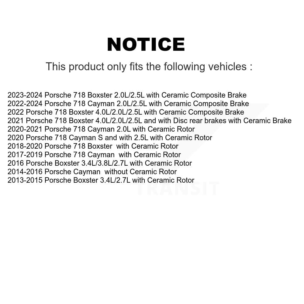 Mpulse - KSE-100182 - Front and Rear Disc Brake Pad Wear Sensor Kits image 2