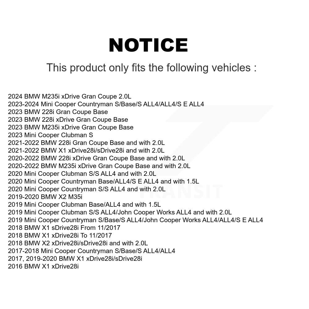 Mpulse - KSE-100216 - Front and Rear Disc Brake Pad Wear Sensor Kits image 2