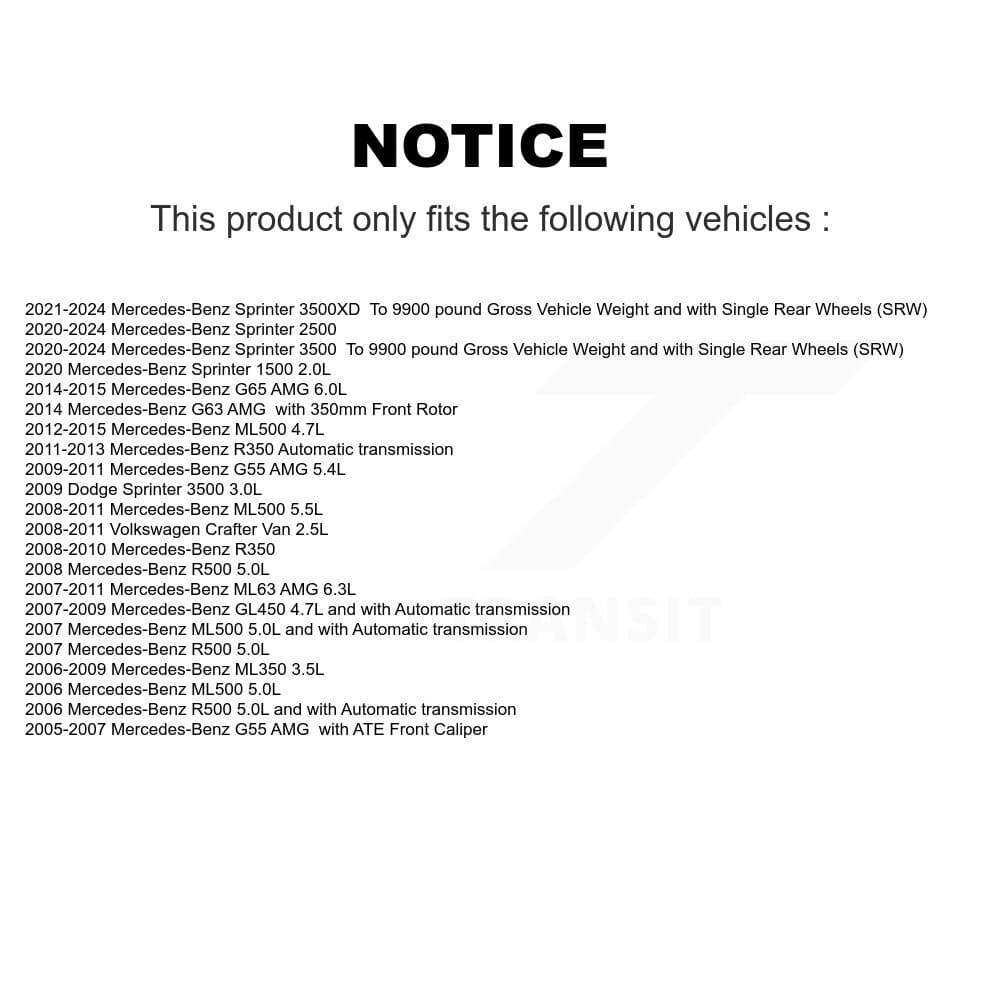 Mpulse - KSE-100418 - Front and Rear Disc Brake Pad Wear Sensor Kits image 2