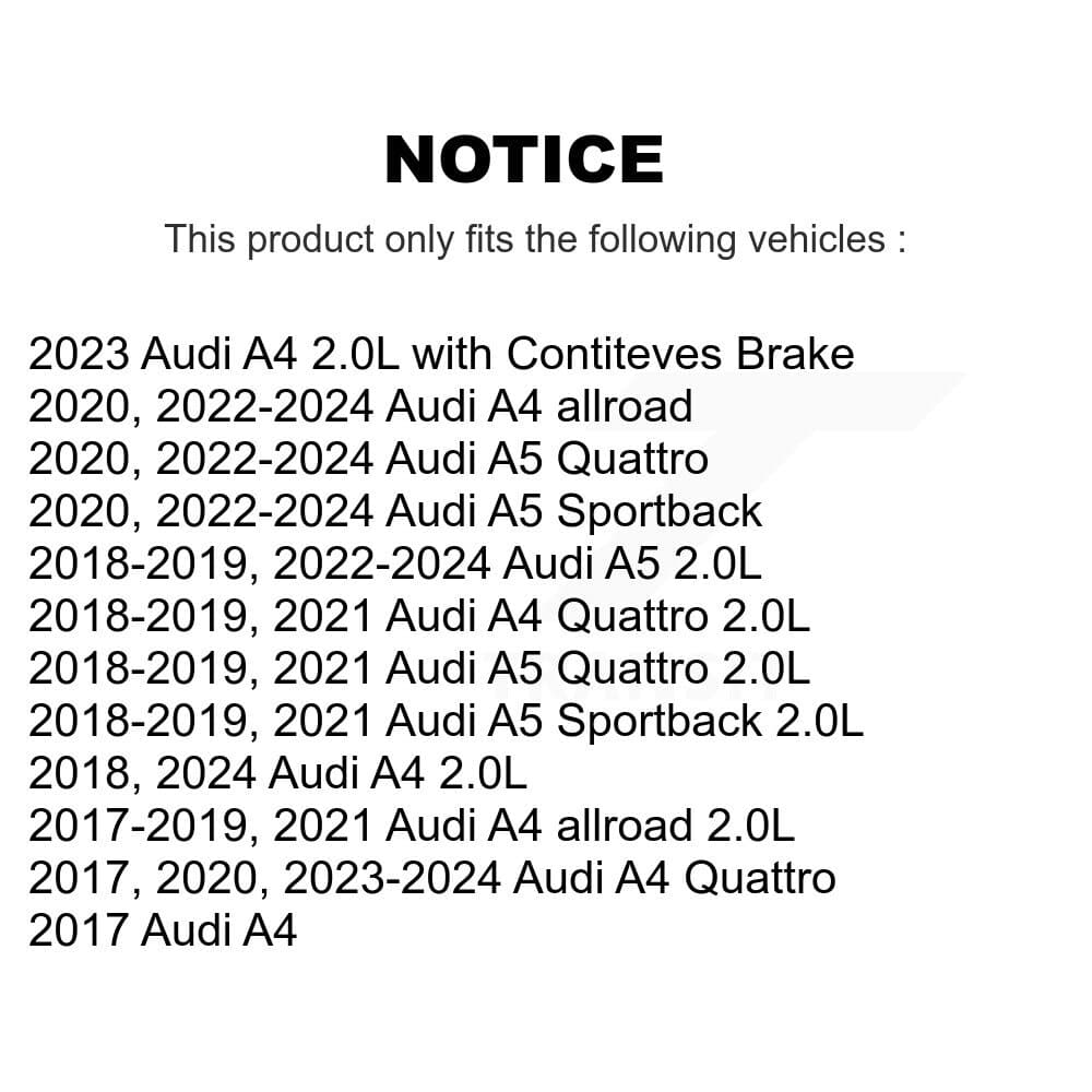 Mpulse - KSE-100442 - Front and Rear Disc Brake Pad Wear Sensor Kits image 2