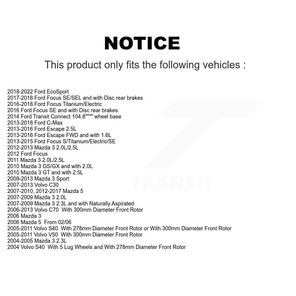 SIM - KSM-100023 - Front and Rear Disc Brake Pad Kits image 8