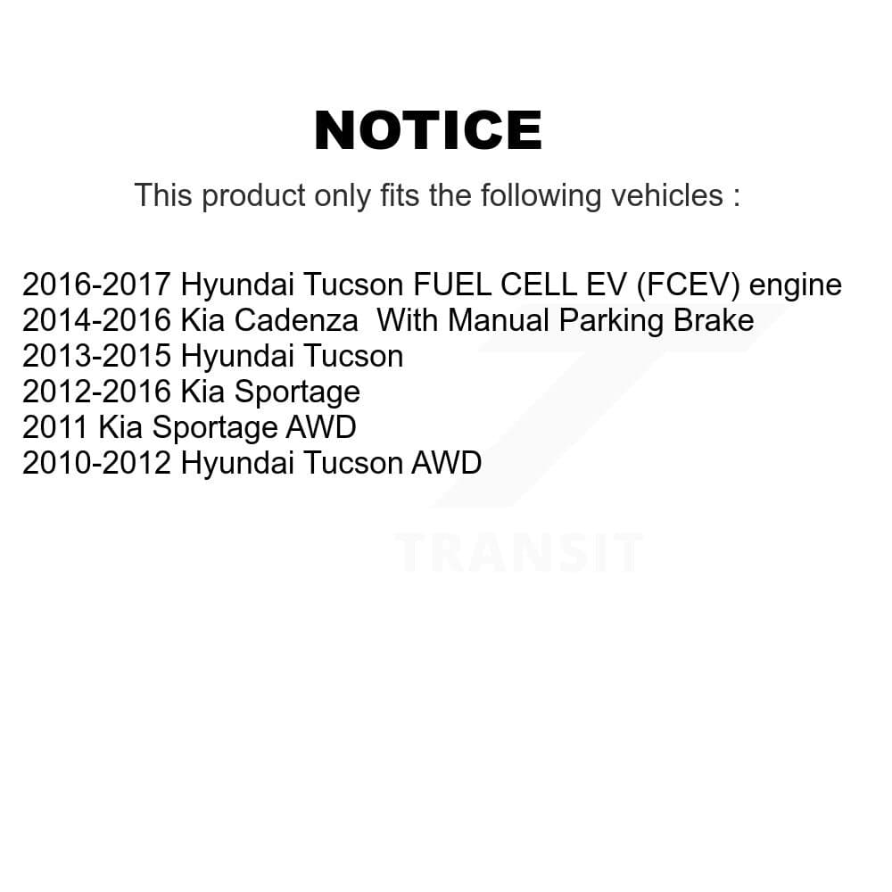 SIM - KSM-100105 - Front and Rear Disc Brake Pad Kits image 8