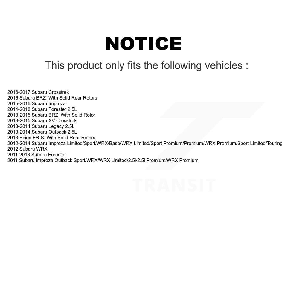 SIM - KSM-100186 - Front and Rear Disc Brake Pad Kits image 8