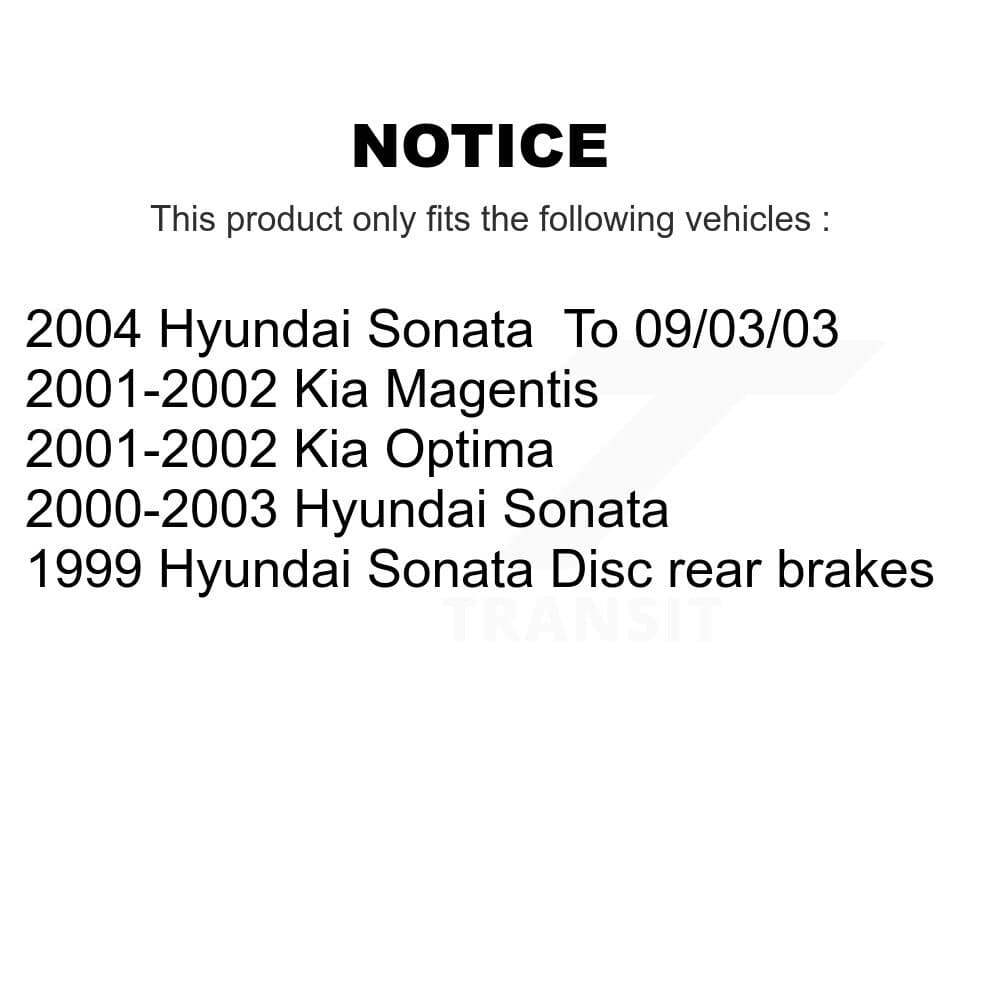 SIM - KSM-100304 - Front and Rear Disc Brake Pad Kits image 8