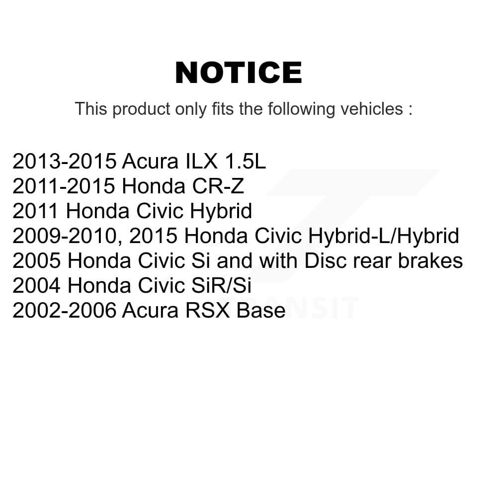 SIM - KSM-100437 - Front and Rear Disc Brake Pad Kits image 8