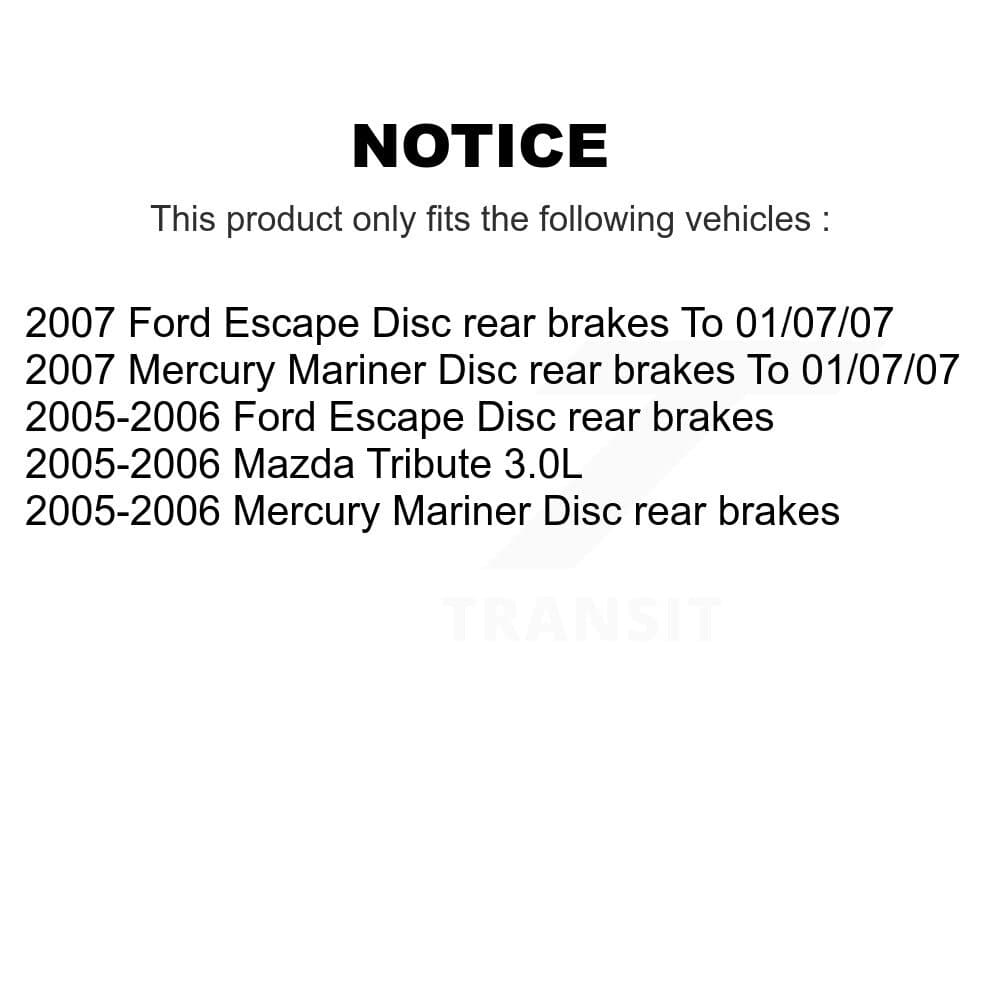 Transit Auto - KSN-100009 - Front and Rear Disc Brake Pad Kits image 14