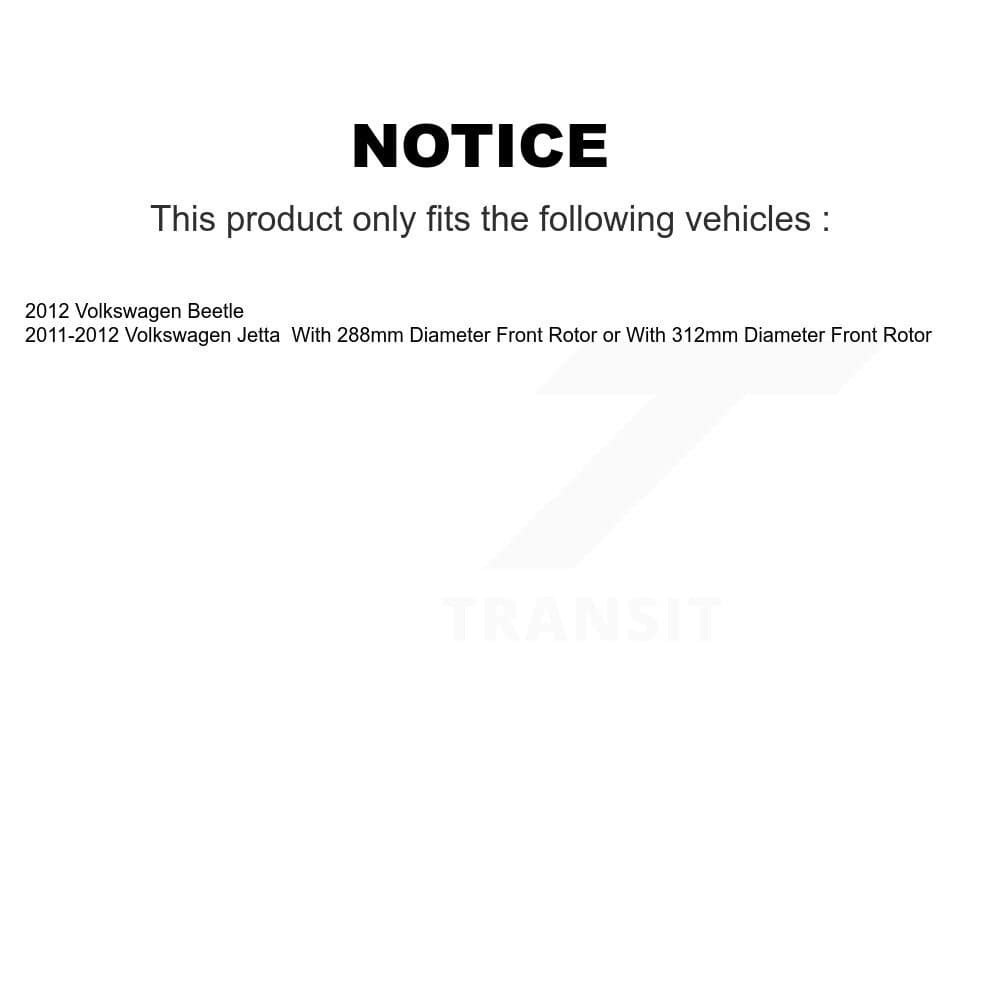 Transit Auto - KSN-100016 - Front and Rear Disc Brake Pad Kits image 14