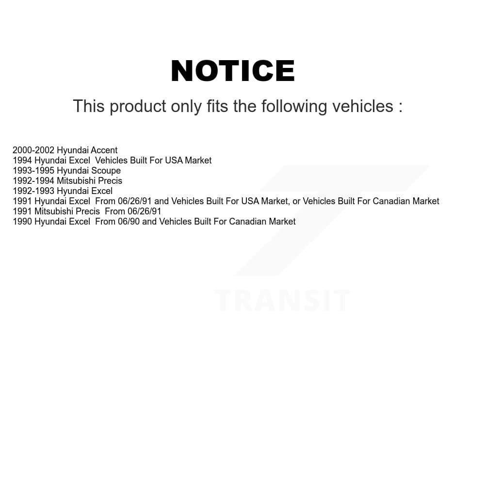 Transit Auto - KSN-100084 - Front and Rear Disc Brake Pad Kits image 14