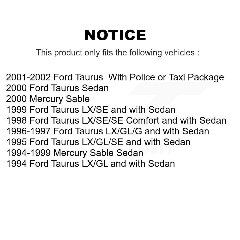 Transit Auto - KSN-100136 - Front and Rear Disc Brake Pad Kits image 14