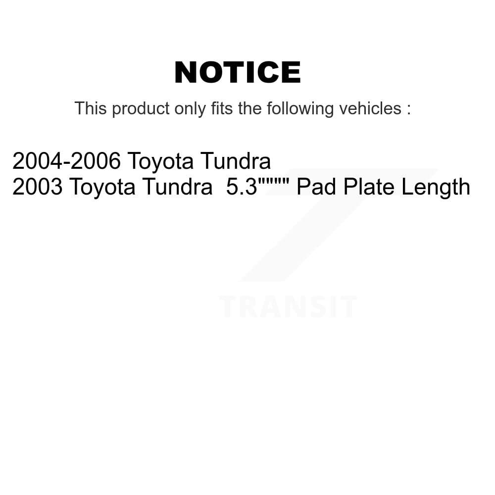 Transit Auto - KSN-100268 - Front and Rear Disc Brake Pad Kits image 14
