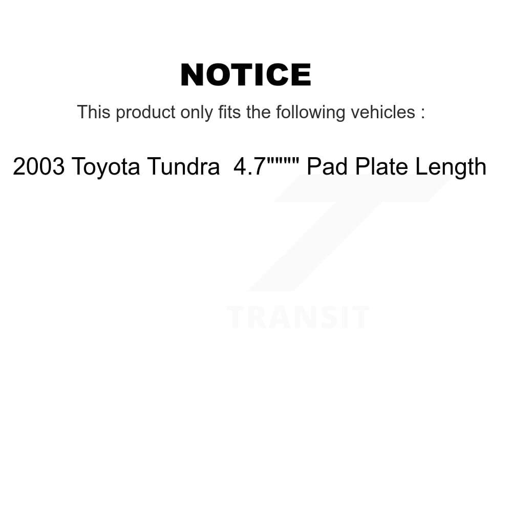 Transit Auto - KSN-100291 - Front and Rear Disc Brake Pad Kits image 14