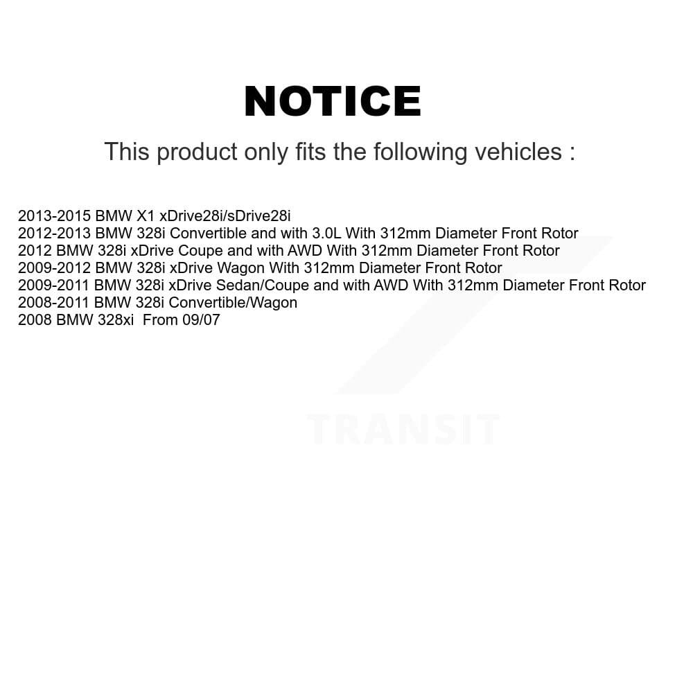 Transit Auto - KSN-100550 - Front and Rear Disc Brake Pad Kits image 14
