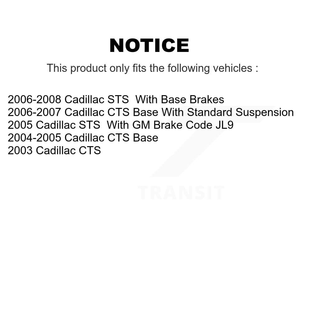 Transit Auto - KSN-100590 - Front and Rear Disc Brake Pad Kits image 14