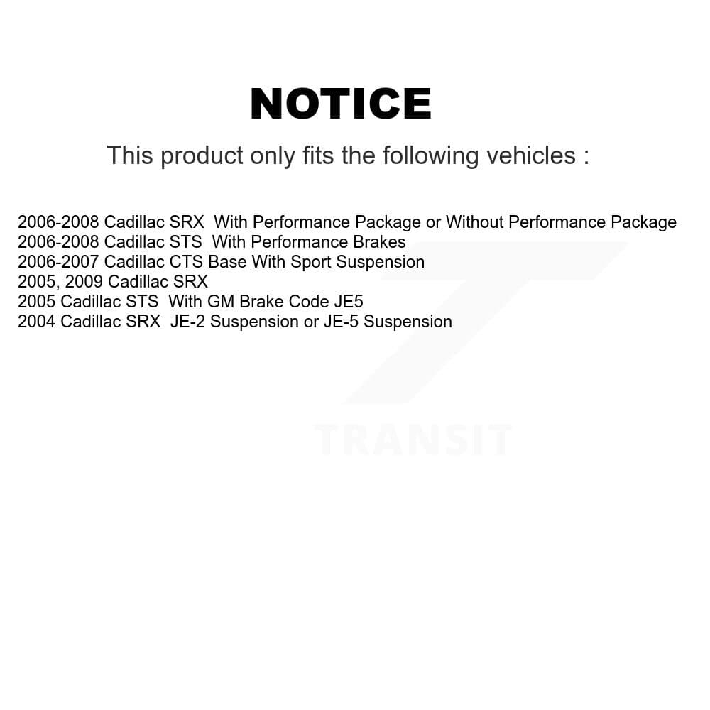 Transit Auto - KSN-100591 - Front and Rear Disc Brake Pad Kits image 14
