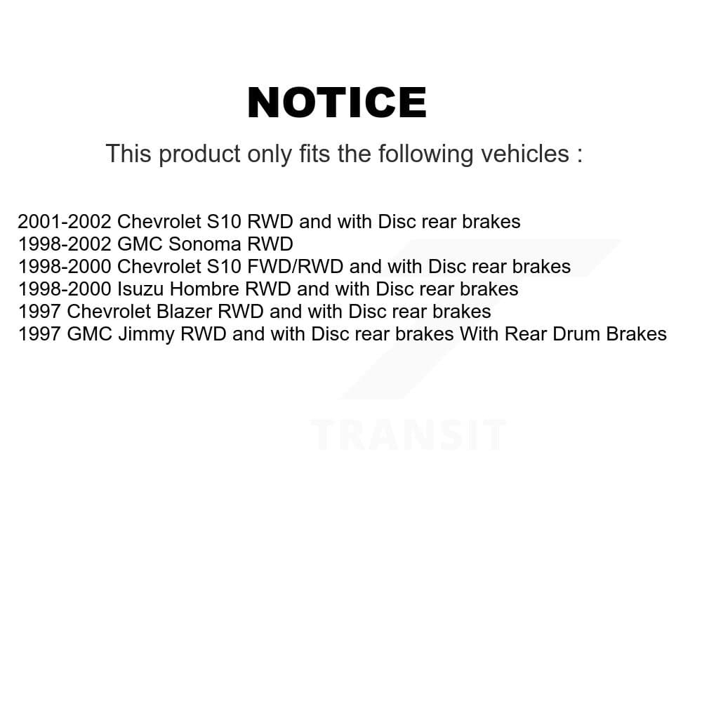 Transit Auto - KSN-100596 - Front and Rear Disc Brake Pad Kits image 14