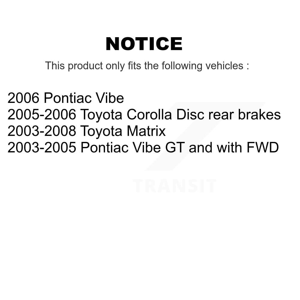 Transit Auto - KSN-100601 - Front and Rear Disc Brake Pad Kits image 14
