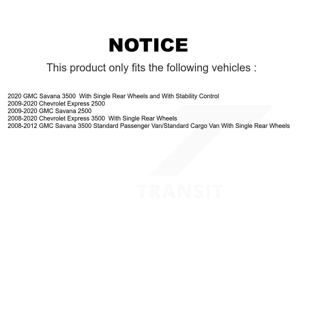 Transit Auto - KSN-100606 - Front and Rear Disc Brake Pad Kits image 14