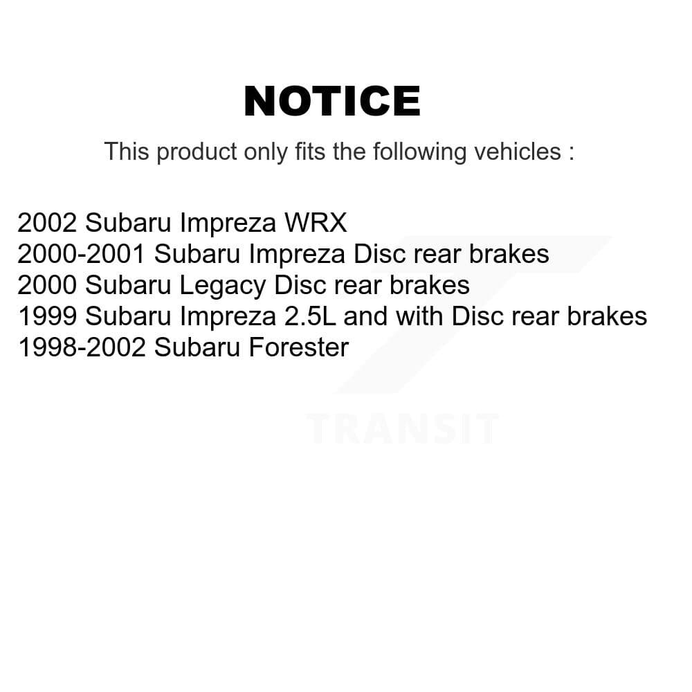 Transit Auto - KSN-100667 - Front and Rear Disc Brake Pad Kits image 14