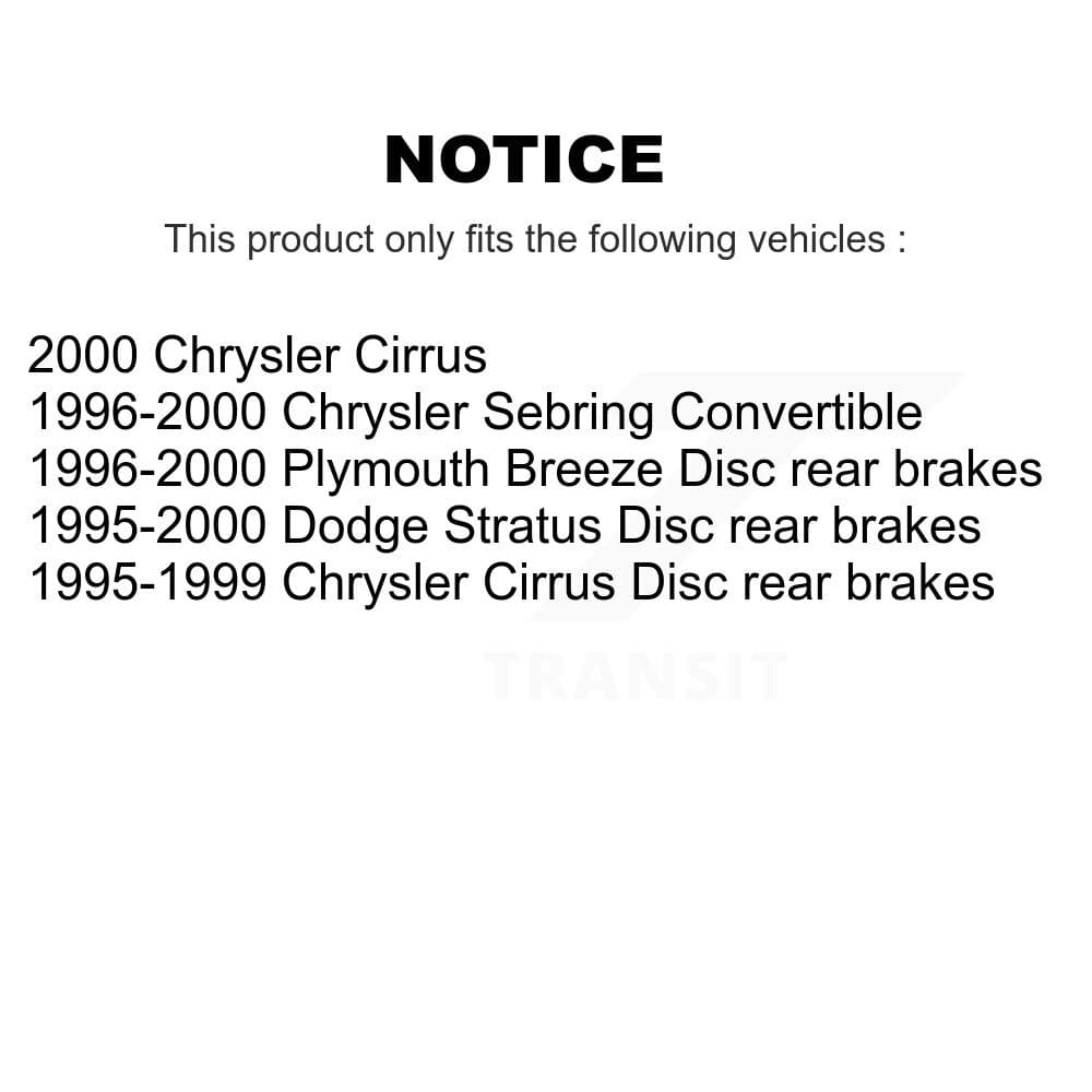 Transit Auto - KSN-100736 - Front and Rear Disc Brake Pad Kits image 14