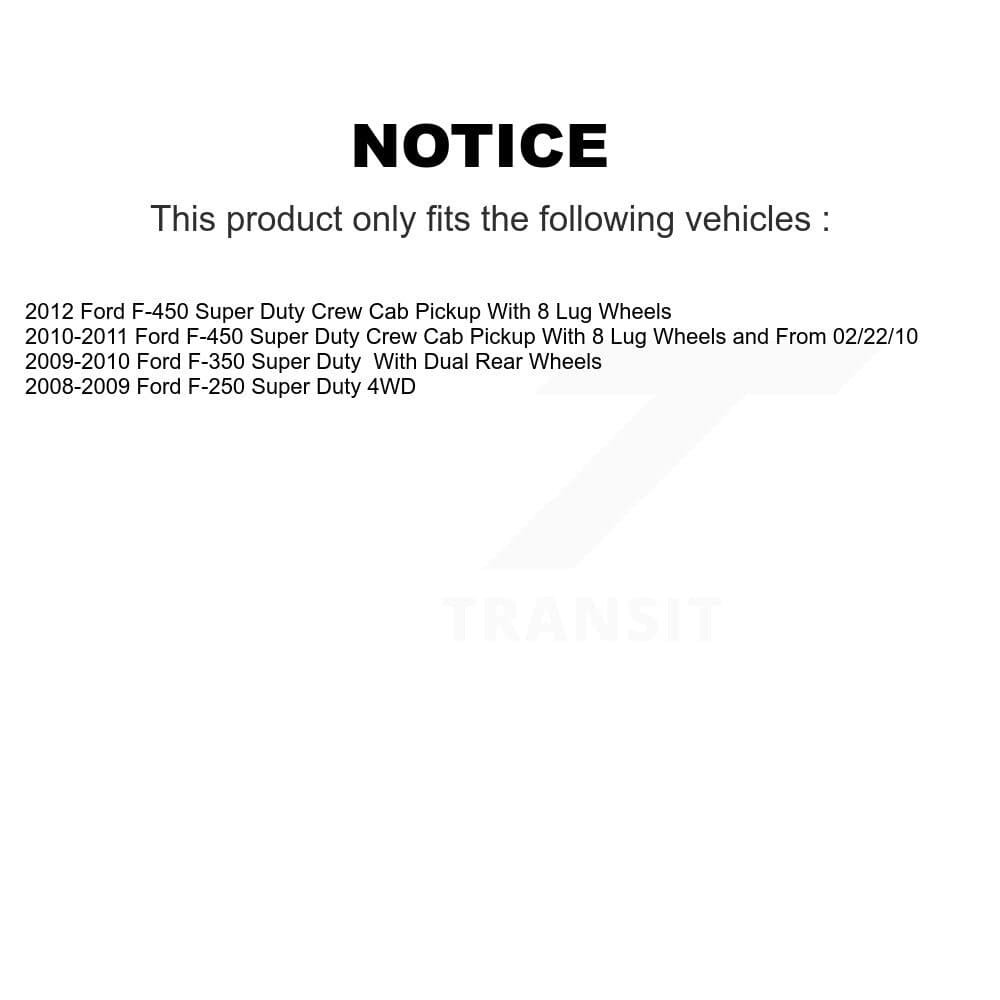 Transit Auto - KSN-100785 - Front and Rear Disc Brake Pad Kits image 14