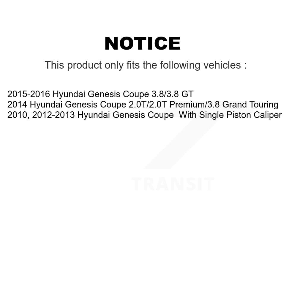 Transit Auto - KSN-100812 - Front and Rear Disc Brake Pad Kits image 14