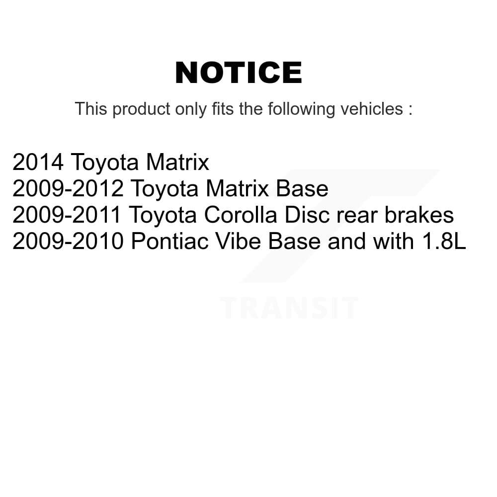 Transit Auto - KSN-100818 - Front and Rear Disc Brake Pad Kits image 14