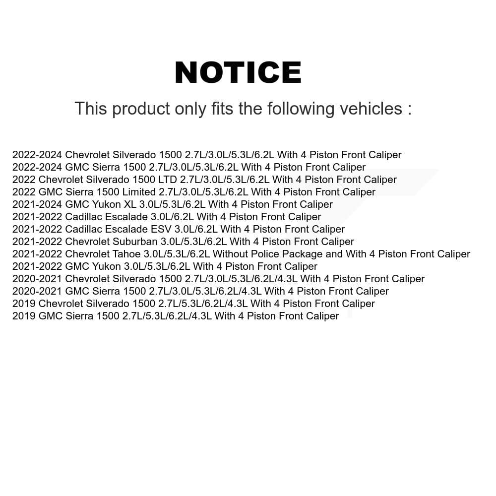 SIM - KSW-100770 - Front Disc Brake Pad Kits image 8