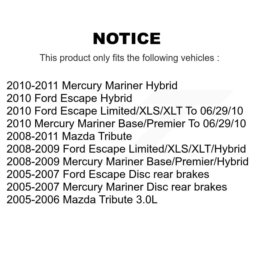 TEC - KTC-100033 - Front and Rear Disc Brake Pad Kits image 15