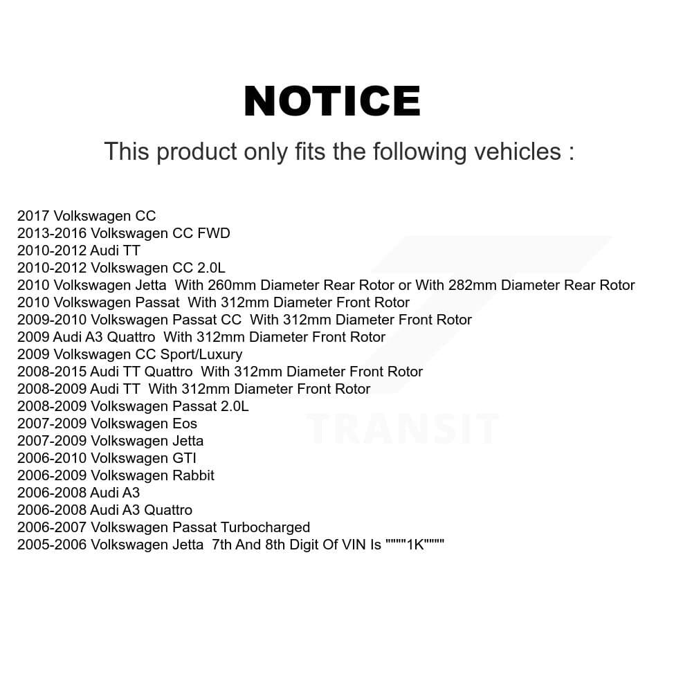 TEC - KTC-100066 - Front and Rear Disc Brake Pad Kits image 15