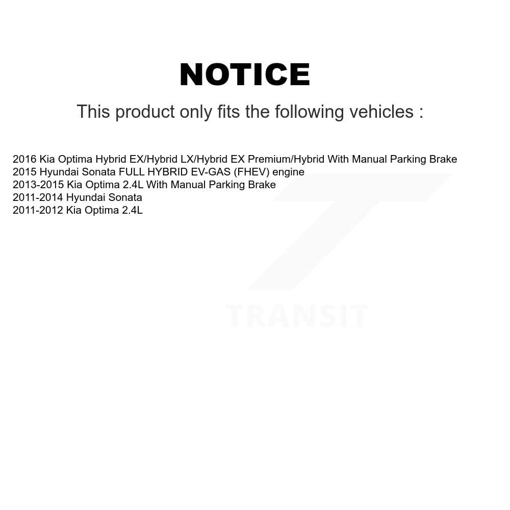 TEC - KTC-100208 - Front and Rear Disc Brake Pad Kits image 15