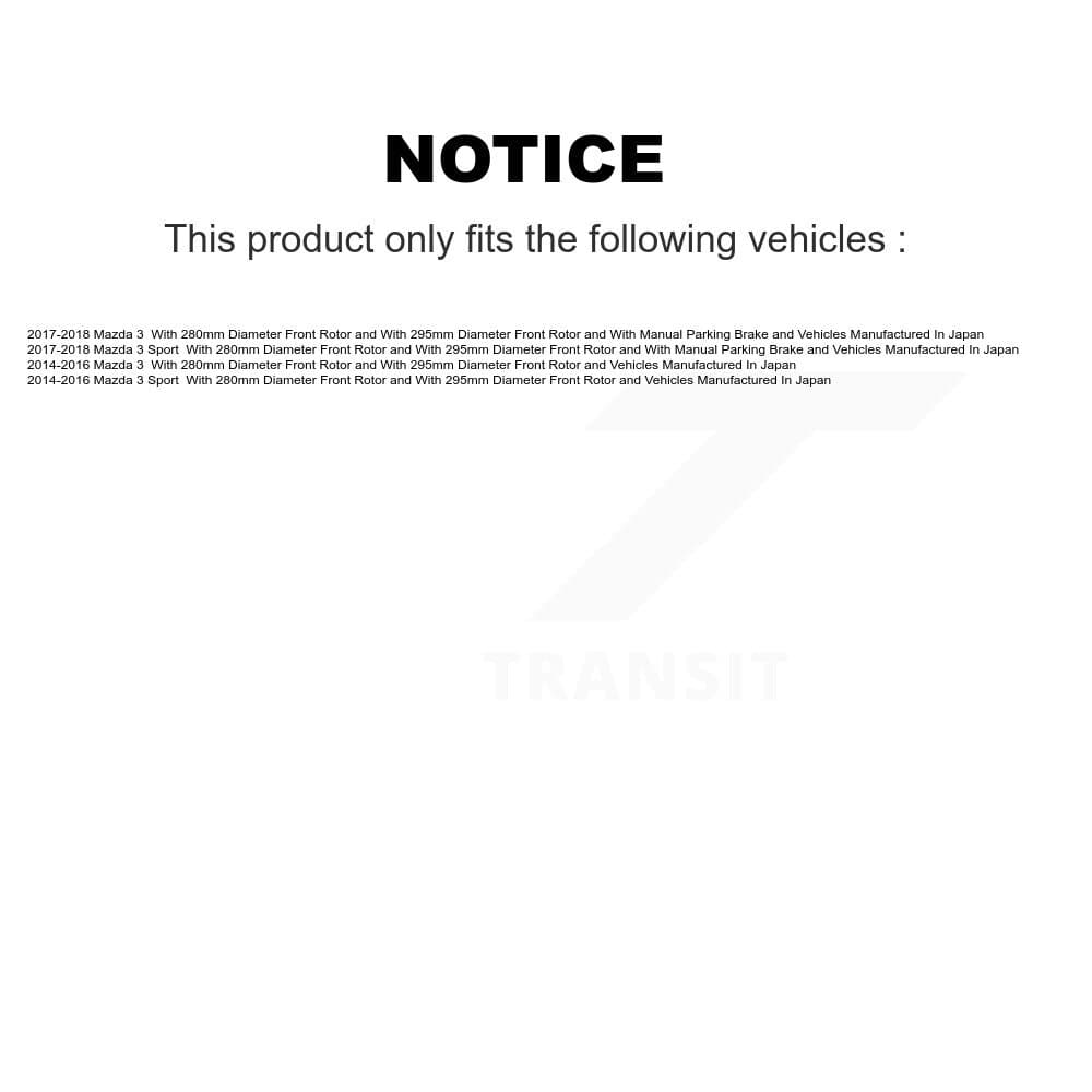 TEC - KTC-100293 - Front and Rear Disc Brake Pad Kits image 15