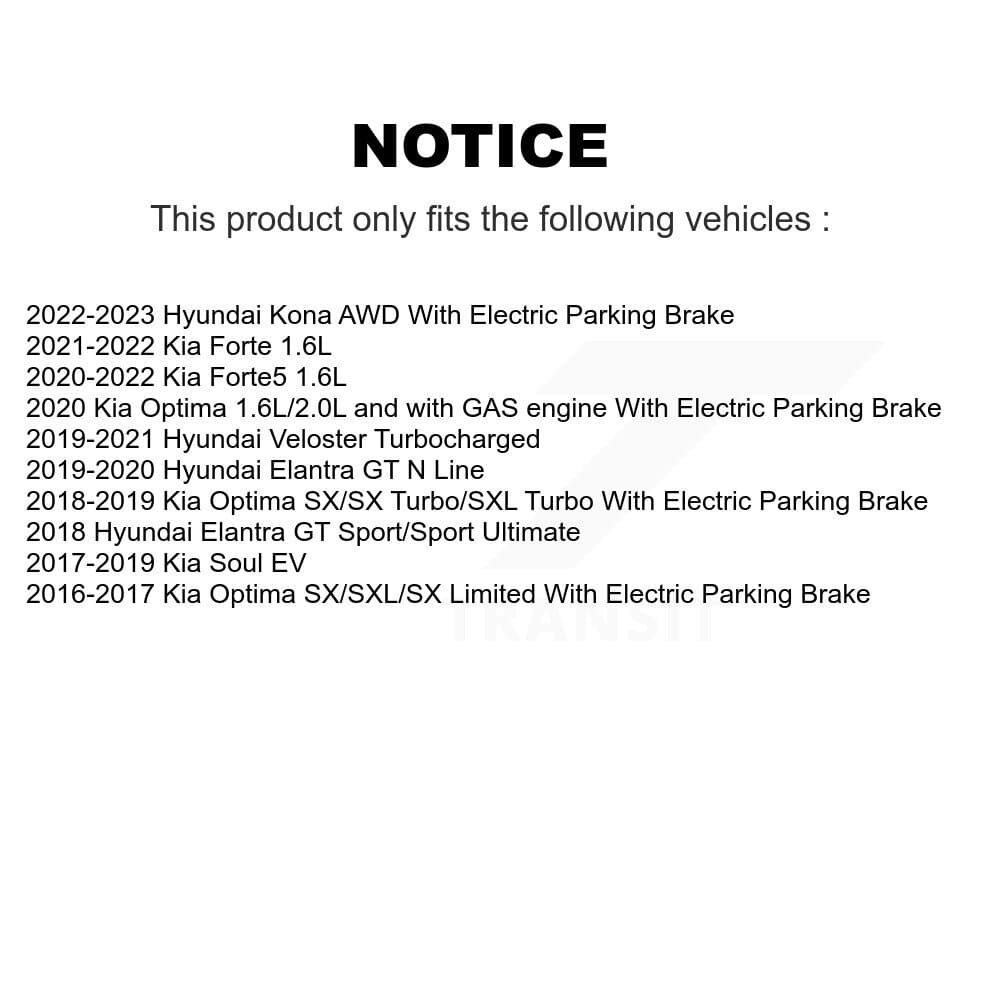 TEC - KTC-100315 - Front and Rear Disc Brake Pad Kits image 15