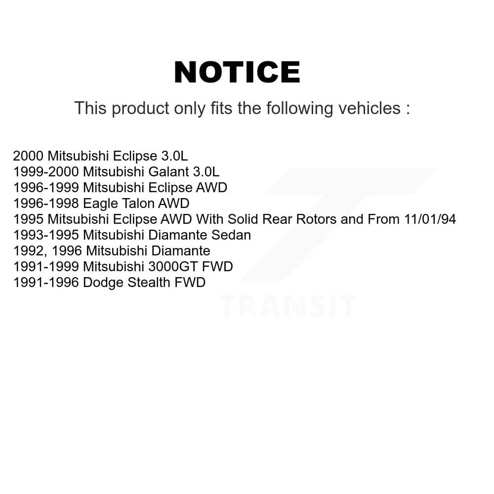 TEC - KTC-100339 - Front and Rear Disc Brake Pad Kits image 15