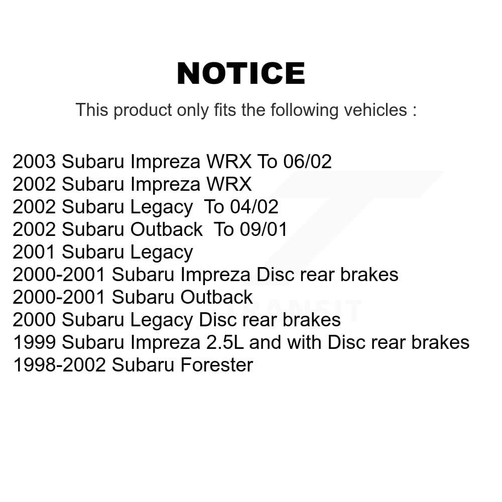 TEC - KTC-100375 - Front and Rear Disc Brake Pad Kits image 15