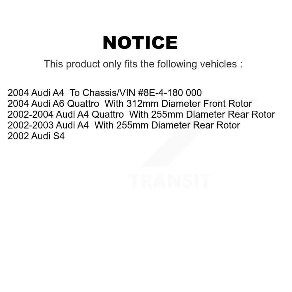 TEC - KTC-100424 - Front and Rear Disc Brake Pad Kits image 15