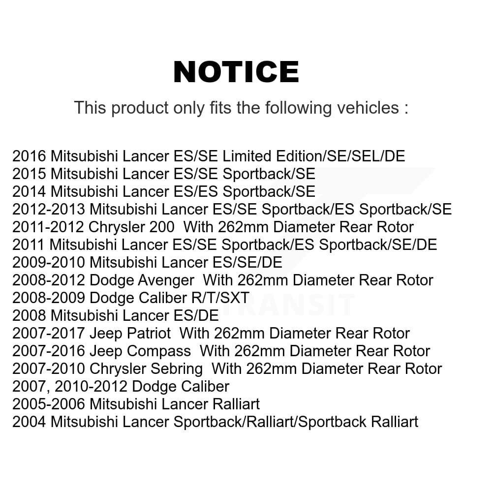 TEC - KTC-100441 - Front and Rear Disc Brake Pad Kits image 15