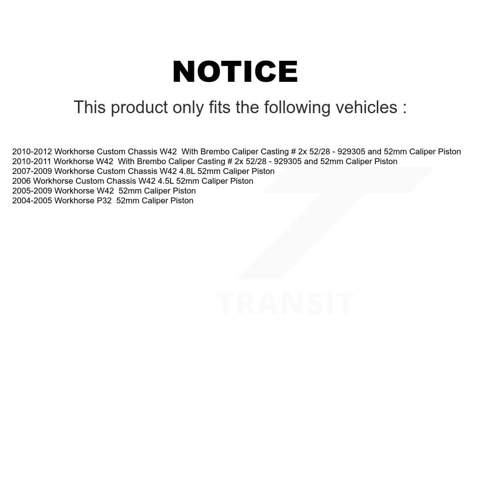 TEC - KTC-100627 - Front and Rear Disc Brake Pad Kits image 15