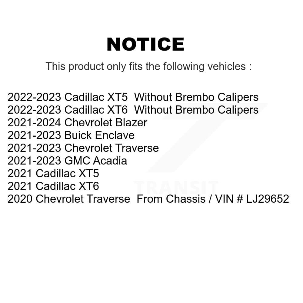 TEC - KTC-100872 - Front and Rear Disc Brake Pad Kits image 15